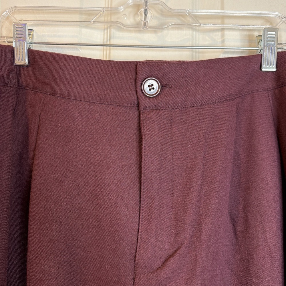NWT Torrid Set Of 2 Women's Brushed Twill Wide Leg Pants Size 20R Maroon & Green - Picture 8 of 16